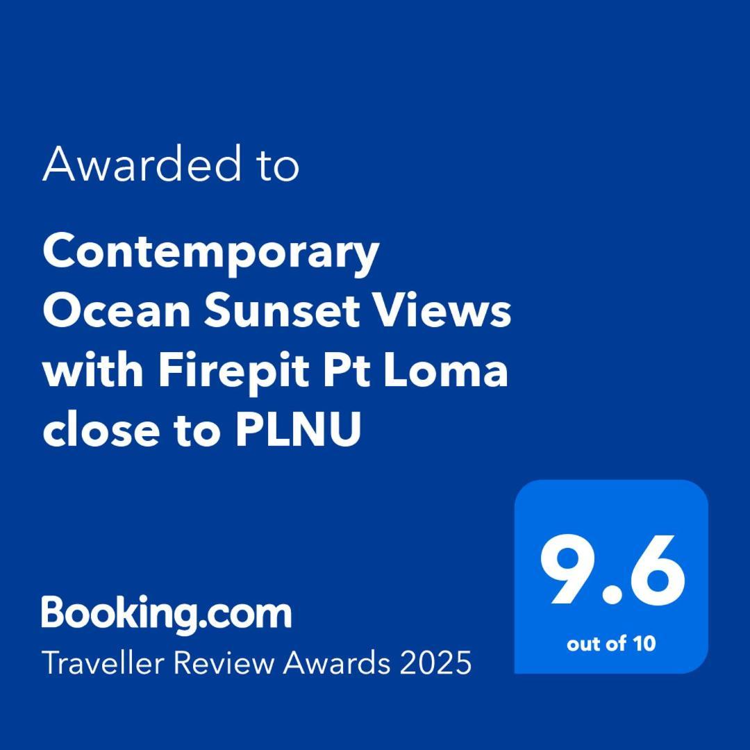 Contemporary Ocean Sunset Views With Firepit Pt Loma Close To Plnu 샌디에이고 외부 사진